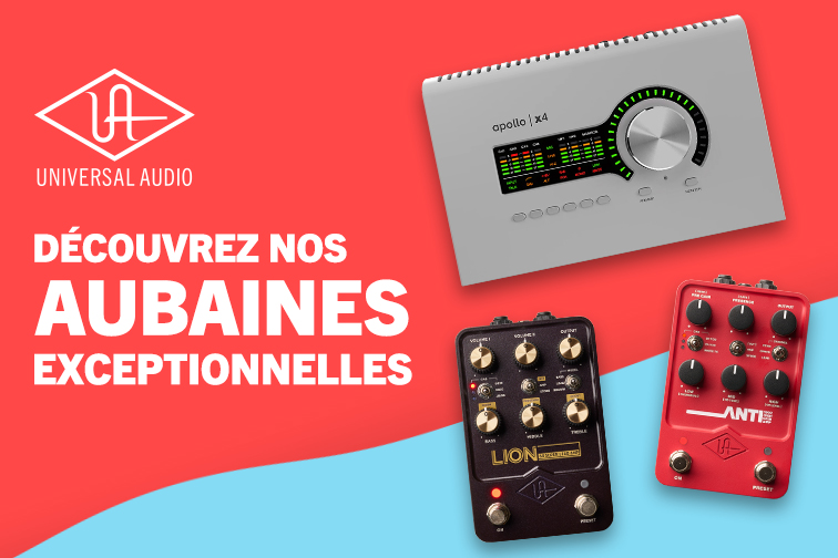Profitez d��normes rabais sur les produits Universal Audio